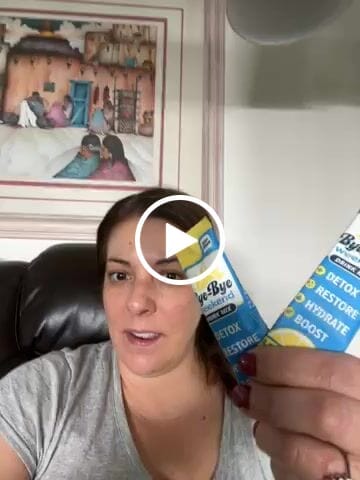 Customer video review of Bye-Bye Weekend Drink Mix