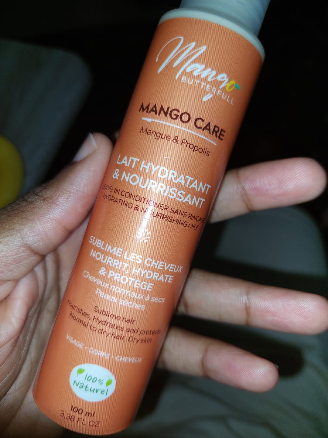 Customer photo review of Lait hydratant et nourrissant - CARE