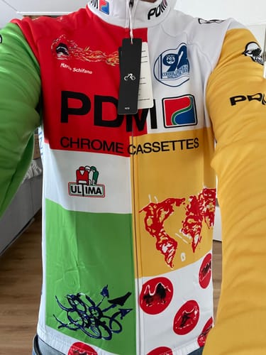 Customer photo review of PDM ULTIMA Pattern Fleece Retro Long Sleeves Jerseys