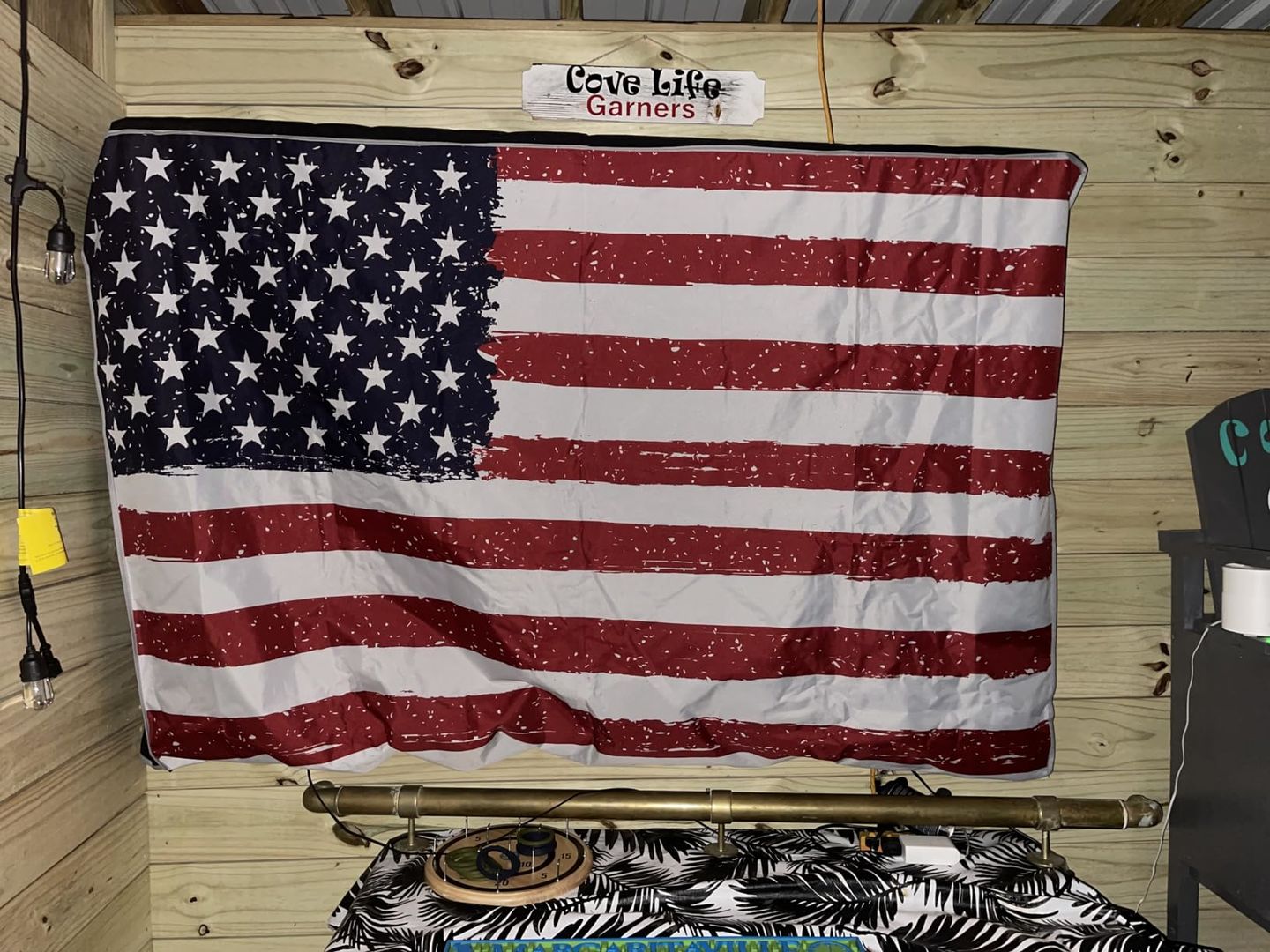 Customer photo review of Beige - Outdoor TV Cover Weatherproof
