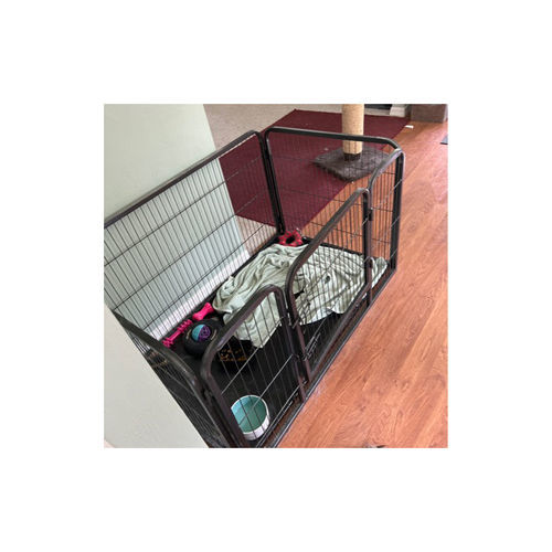 Customer photo review of Heavy Duty Rectangle Tube pen Pet Training Kennel Crate