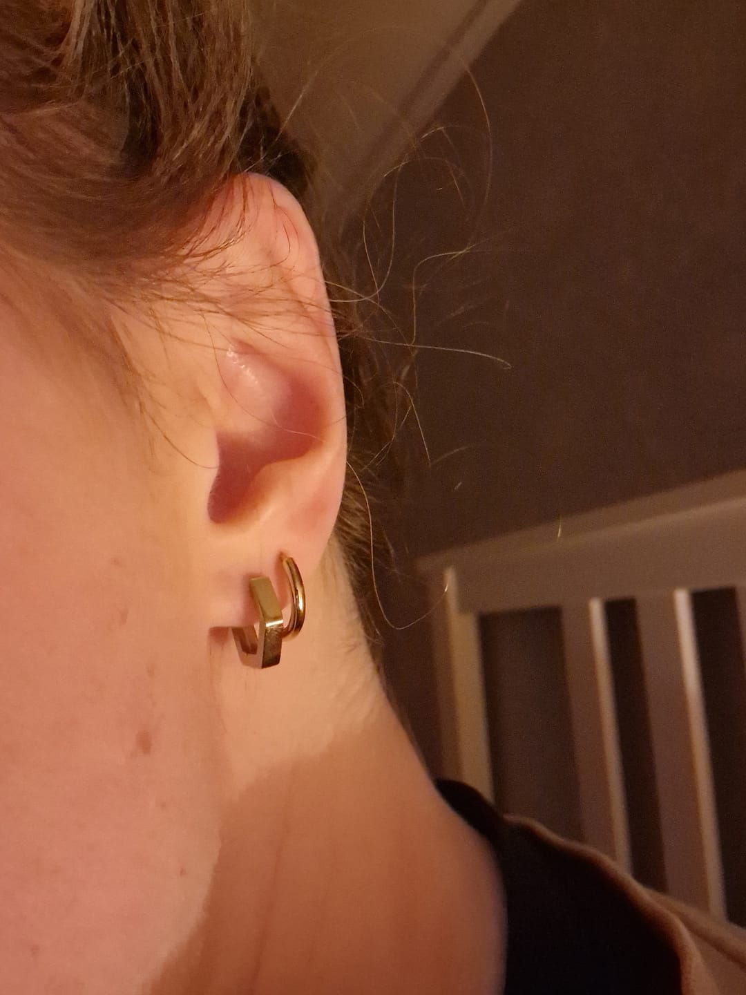 Customer photo review of Essential Earrings Extra Small