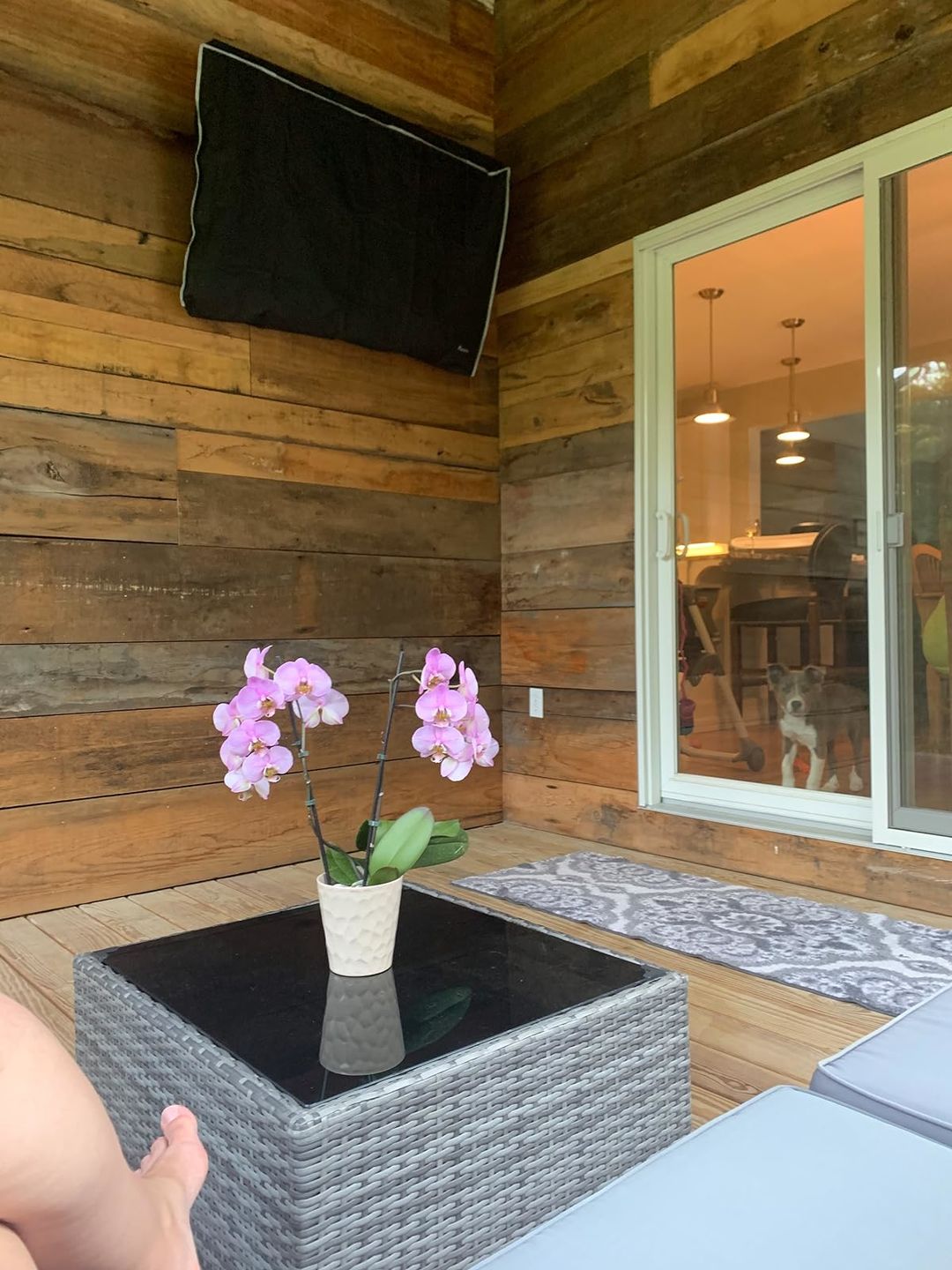 Customer photo review of Beige - Outdoor TV Cover Weatherproof