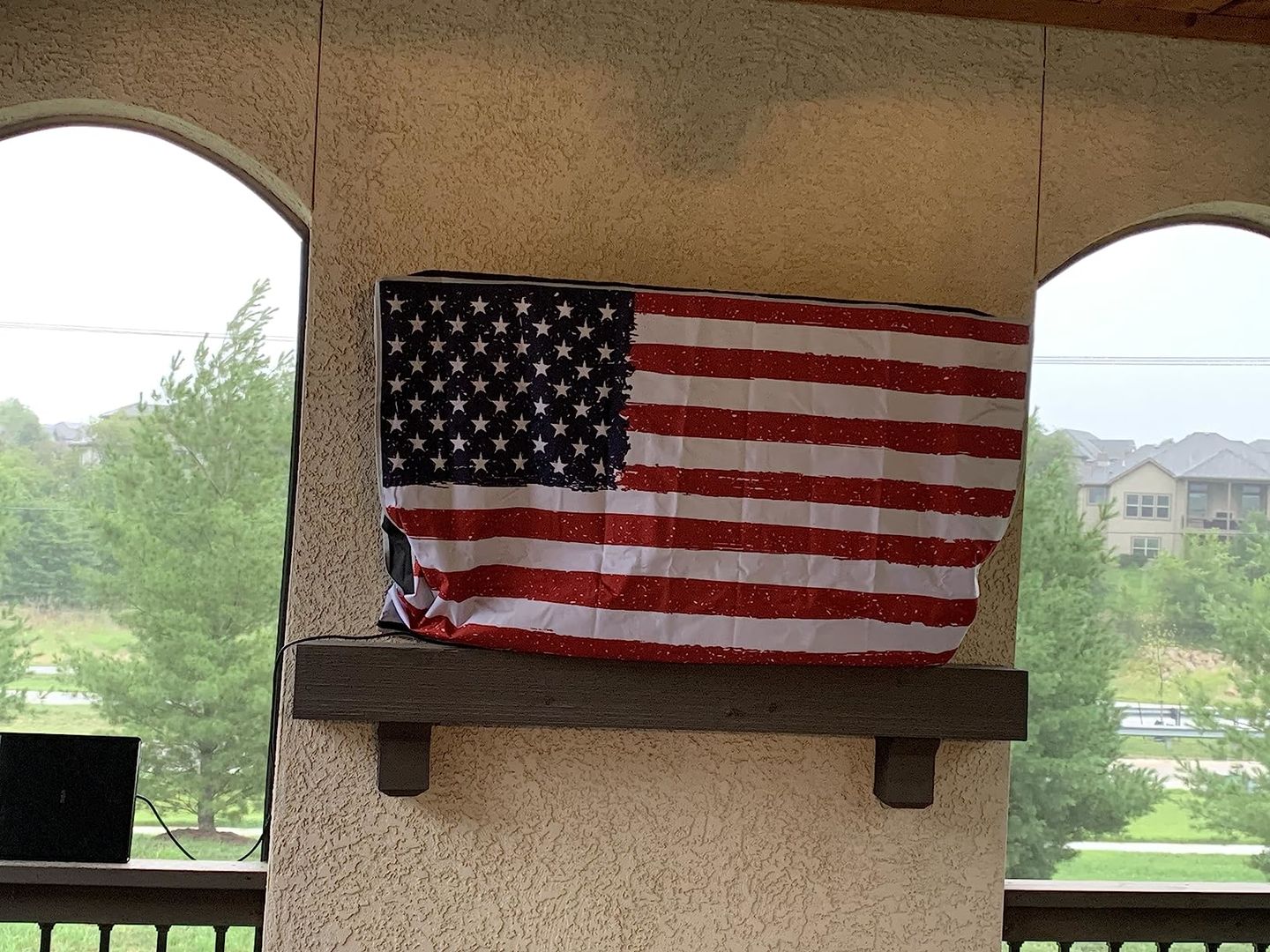 Customer photo review of Beige - Outdoor TV Cover Weatherproof