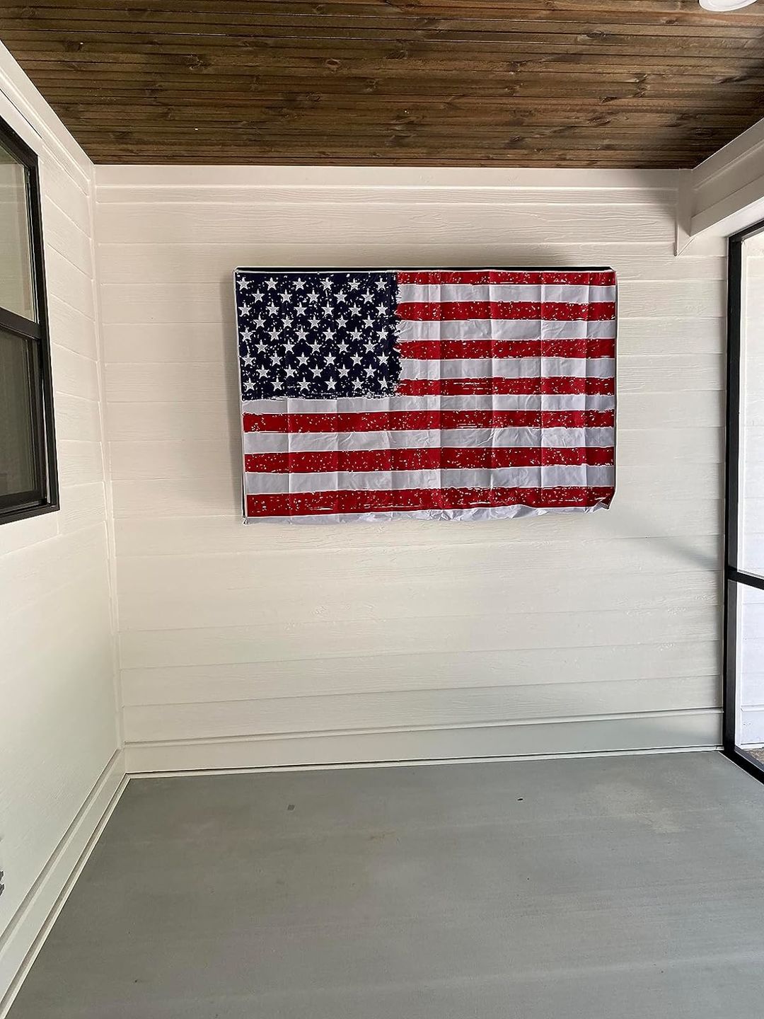 Customer photo review of Beige - Outdoor TV Cover Weatherproof