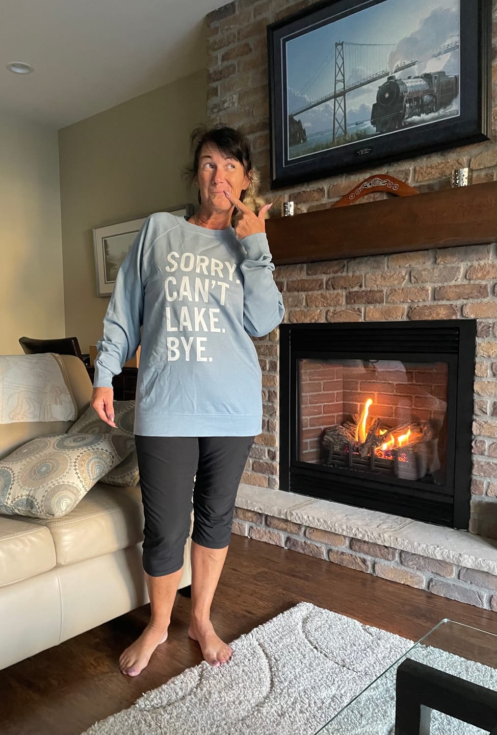 Customer photo review of Sorry Can't Lake Bye