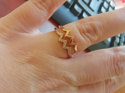 Customer photo review of Bague Ajustable - À ma soeur - Je serai toujours à tes côtés