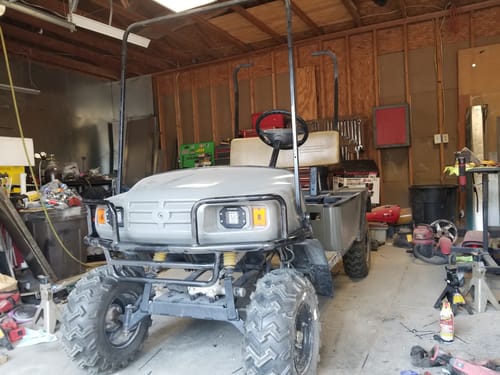 Customer photo review of 9ft Wiring Harness w/Keyswitch & Mount for HF Predator[9ft (Standard Length Cart)]