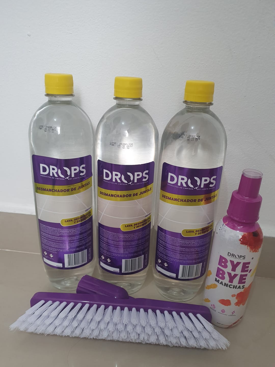 Customer photo review of Quitamanchas BYE BYE Manchas 250 ml