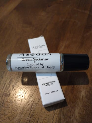 Customer photo review of GREEN NECTARINE PERFUME OIL