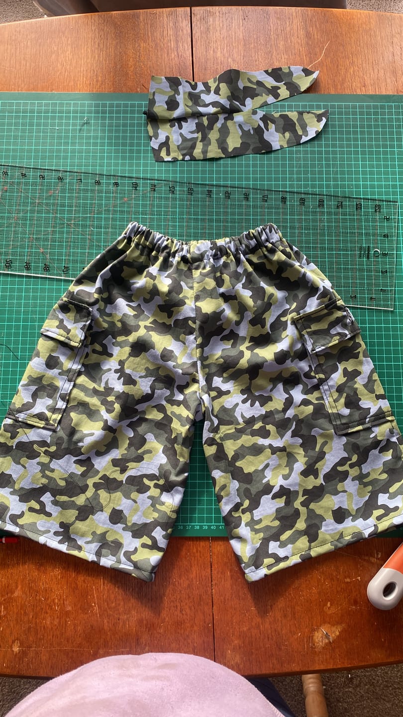 Customer photo review of Camouflage Cotton Fabric
