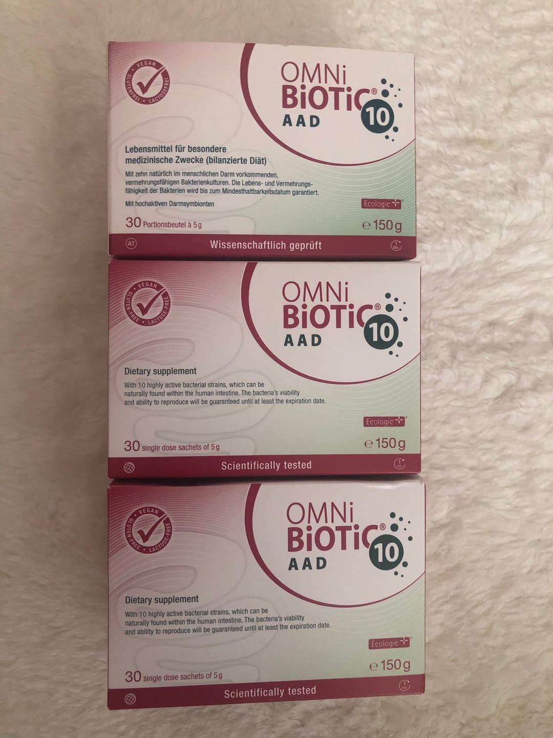 Customer photo review of OMNi-BiOTiC® 10 AAD INT