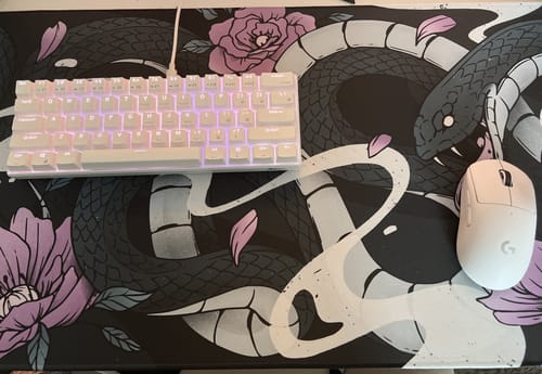 Customer photo review of Viper Snake Mousepad