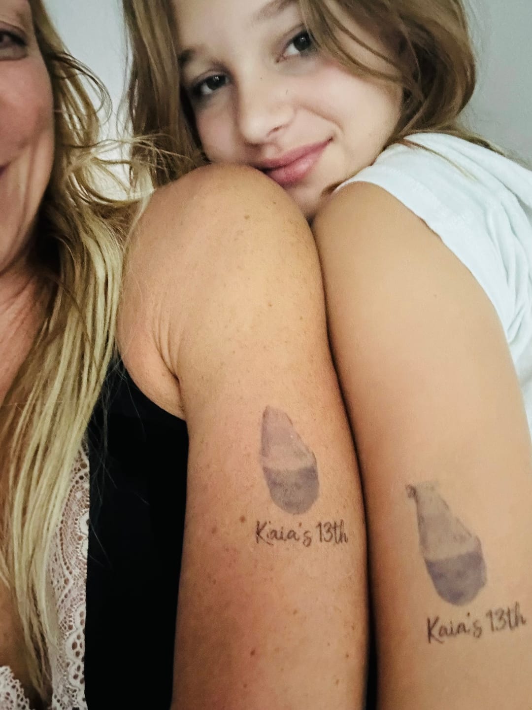 Customer photo review of Cheers to Years! - Temporary Tattoo