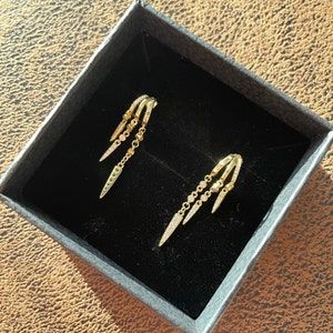 Customer photo review of Rio Earrings - Gold