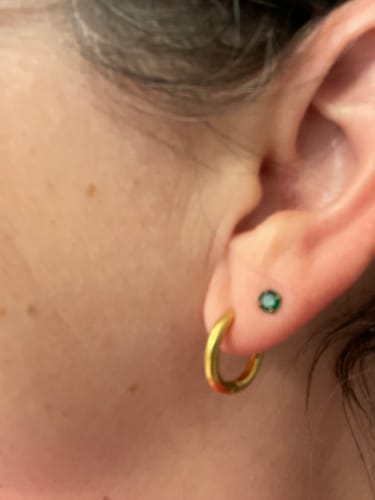 Customer photo review of Gold Huggies