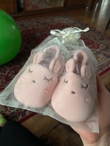 Customer photo review of Baby Non-slip Floor Socks Walkers