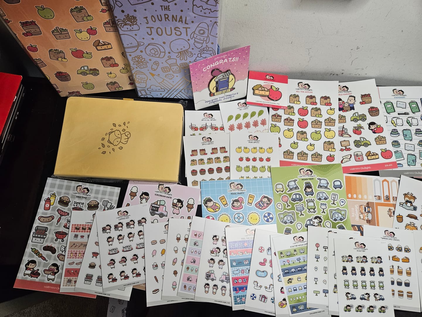 Customer photo review of Ice cream Date Sticker Set