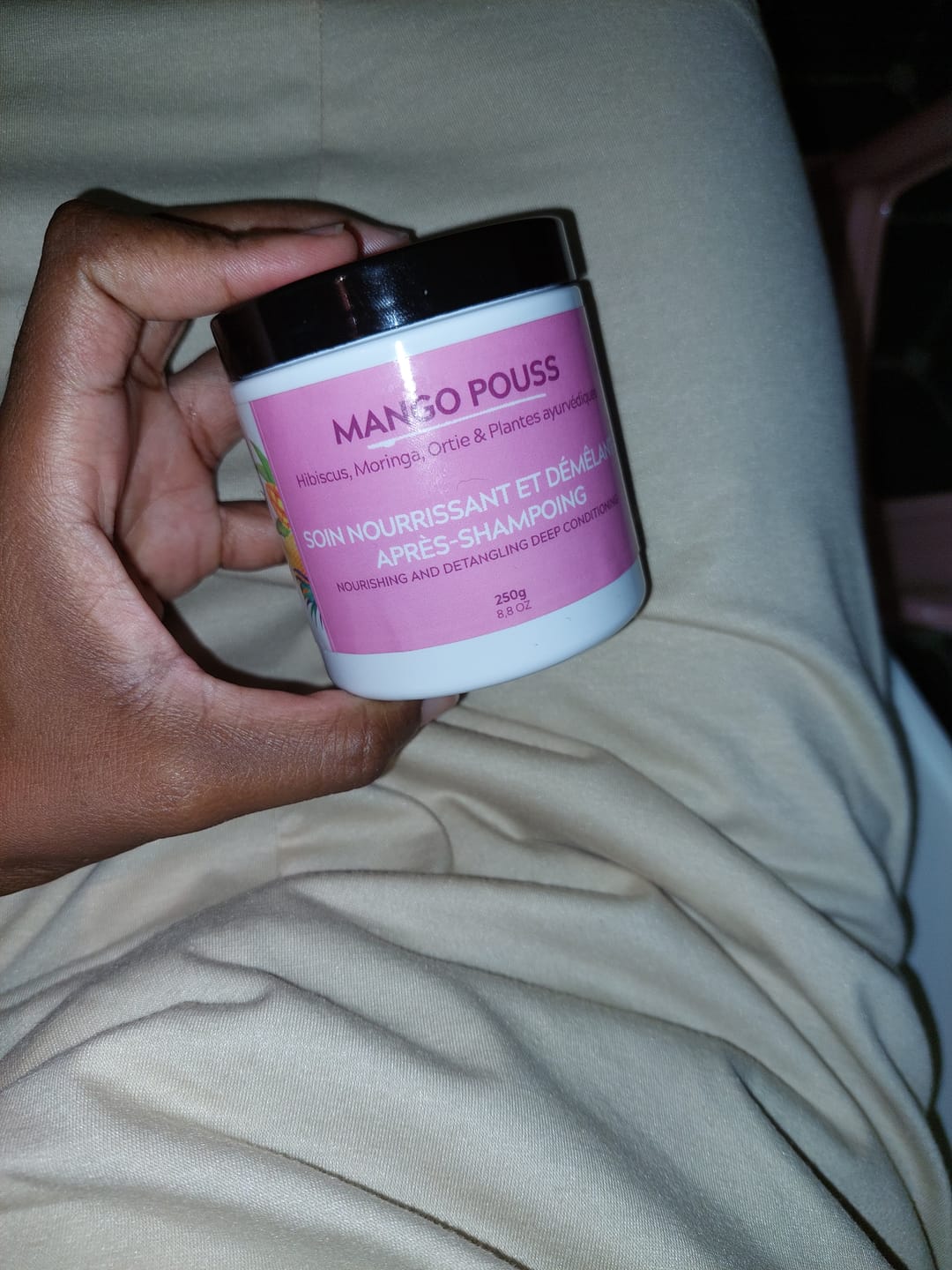 Customer photo review of Soin nourrissant et démêlant après-shampoing - POUSS