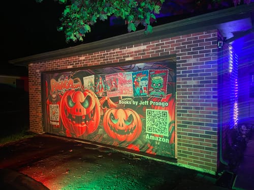 Customer photo review of Custom Double Garage Door Cover