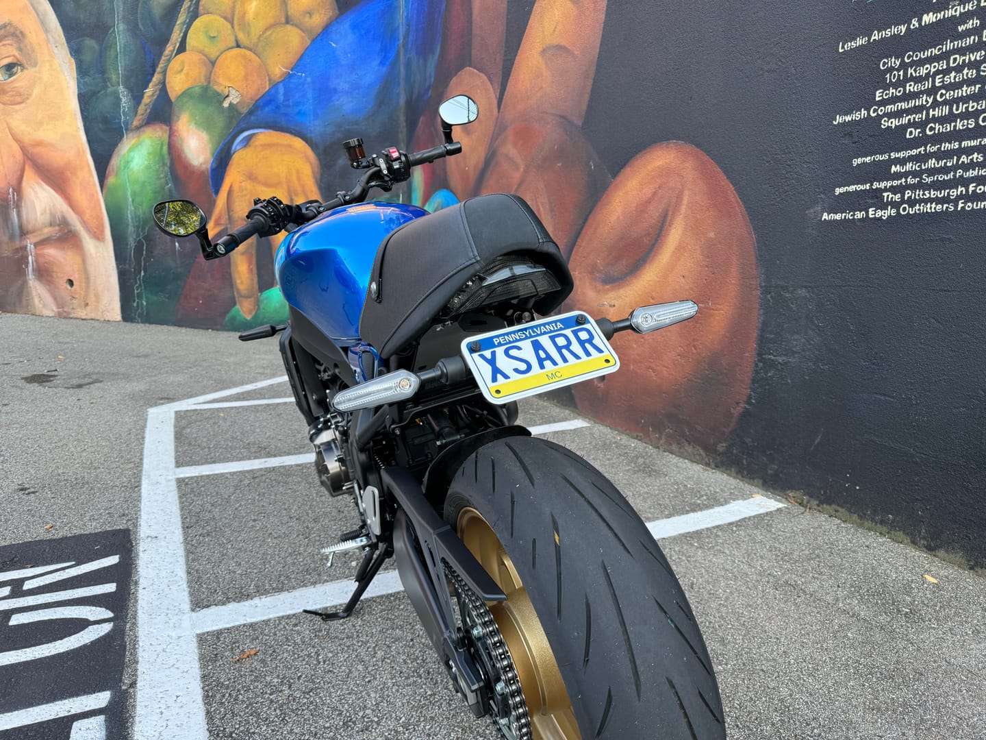 Customer photo review of XSR900 Tail Tidy Kit - 2022+