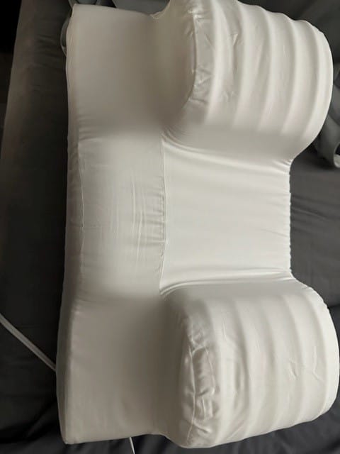 Customer photo review of Flawless Face Back Sleeper + Free Pillowcase