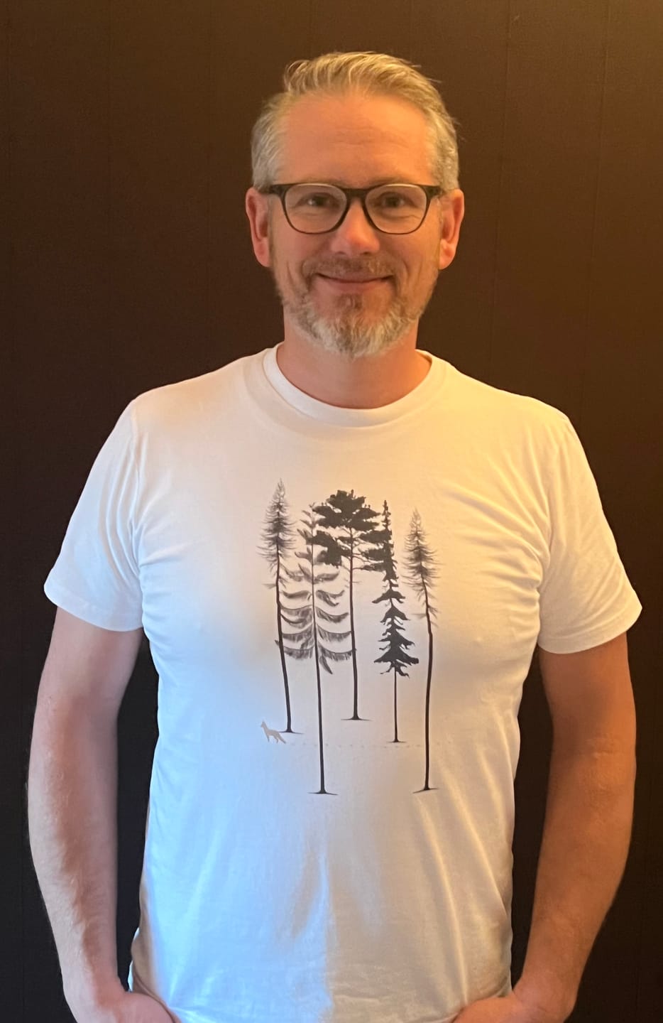 Customer photo review of Wanderfuchs (hell) - Bio Herren Shirt