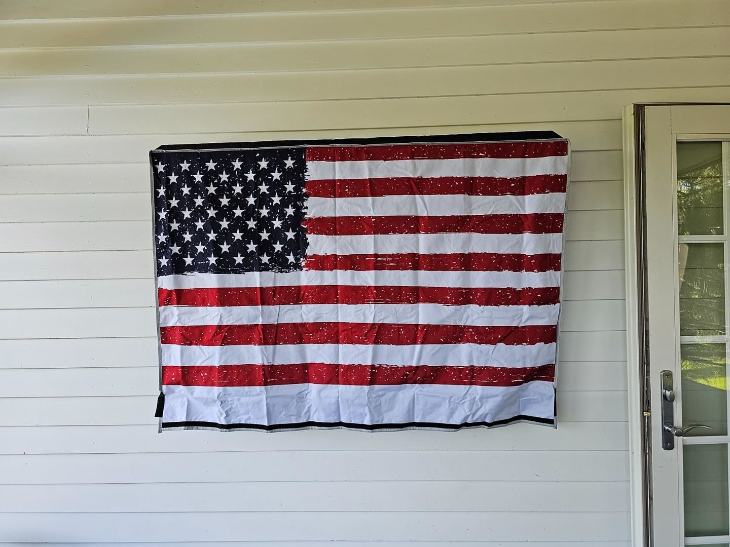 Customer photo review of Beige - Outdoor TV Cover Weatherproof