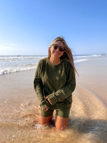 Customer photo review of Hemp Crew Sweater
