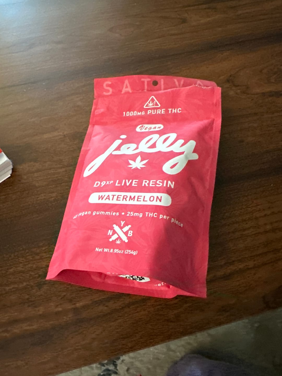 Customer photo review of Jelly D9xp Live Resin Gummies