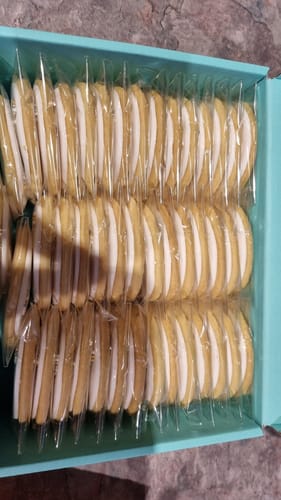 Customer photo review of Engagement Cookie Box