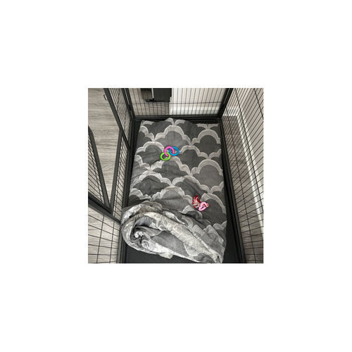 Customer photo review of Heavy Duty Rectangle Tube pen Pet Training Kennel Crate