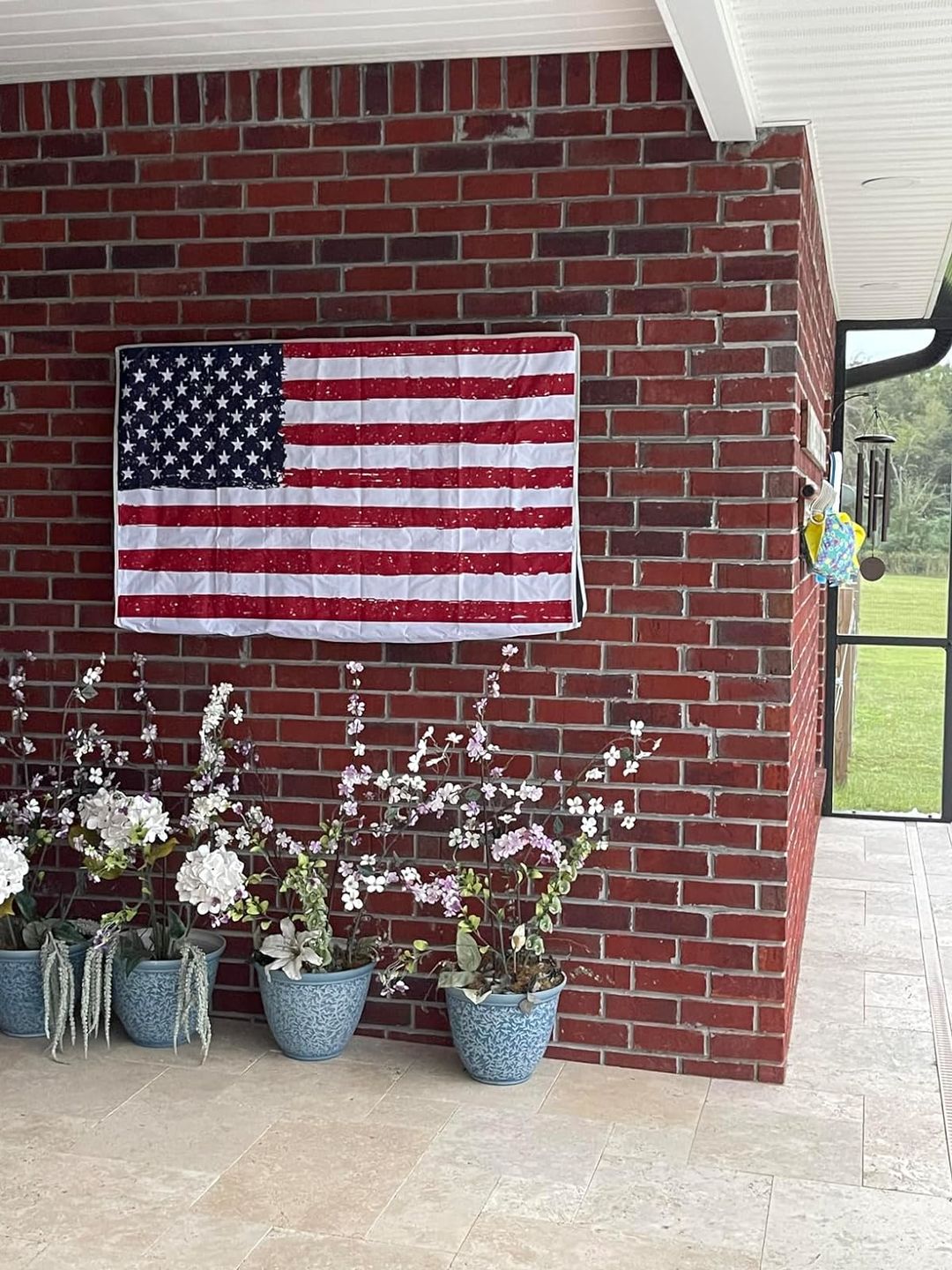 Customer photo review of Beige - Outdoor TV Cover Weatherproof