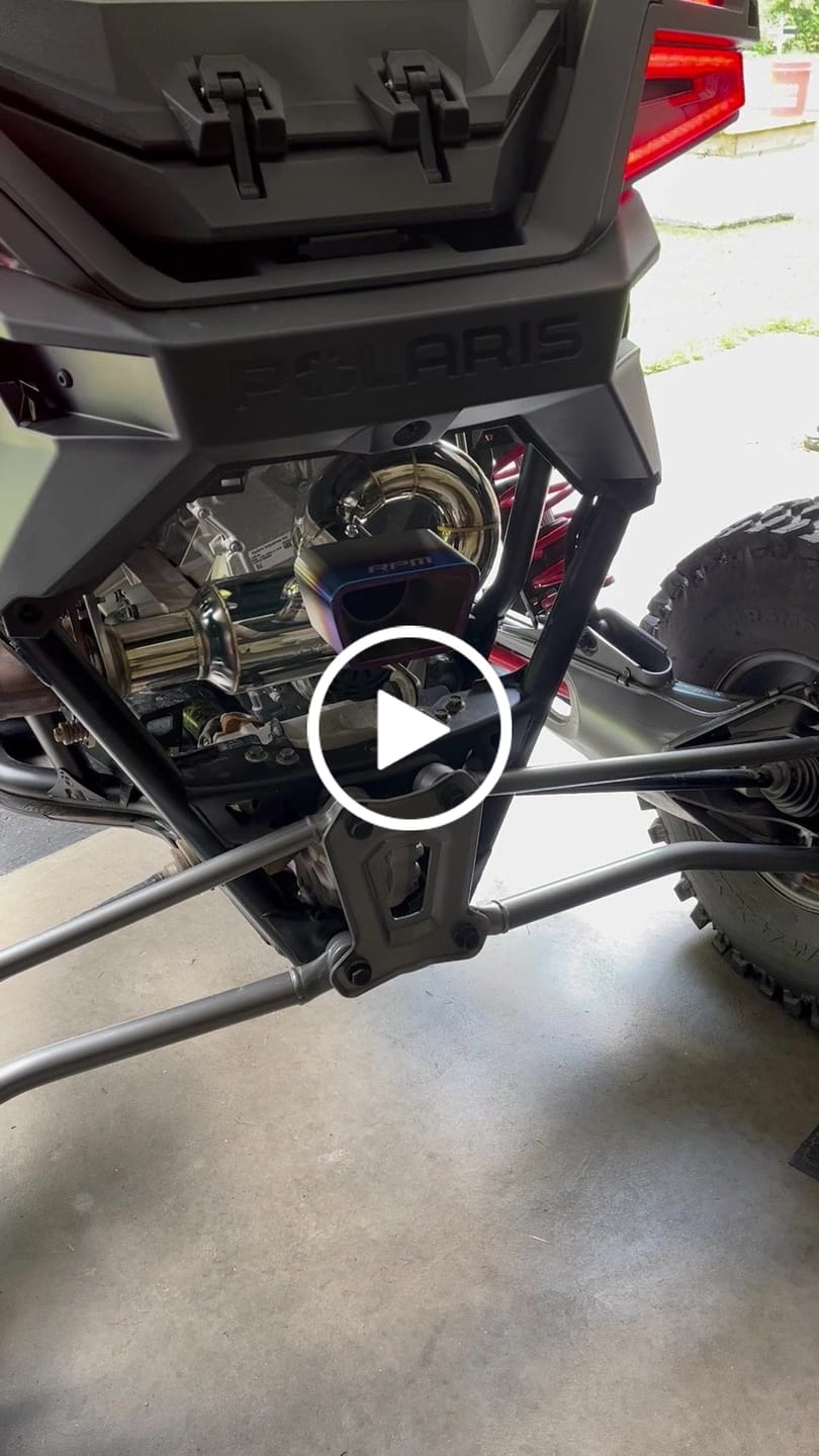 Customer video review of Polaris RZR Pro R RPM 3" Sport Muffler W/ 3" Tip