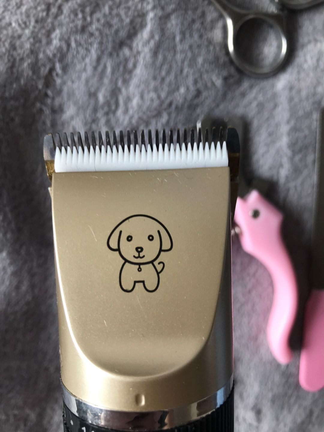 Customer photo review of The Original ClipMyPaws™ - World's Quietest Pet Hair Clipper
