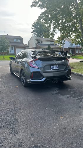 Customer photo review of Type R Style Rear Wing - 2016-2021 Honda Civic 10th Gen Hatchback