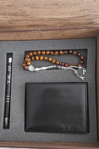 Customer photo review of Tesbih Geschenkset Für Männer Mit Geldbörse, Kugelschreiber