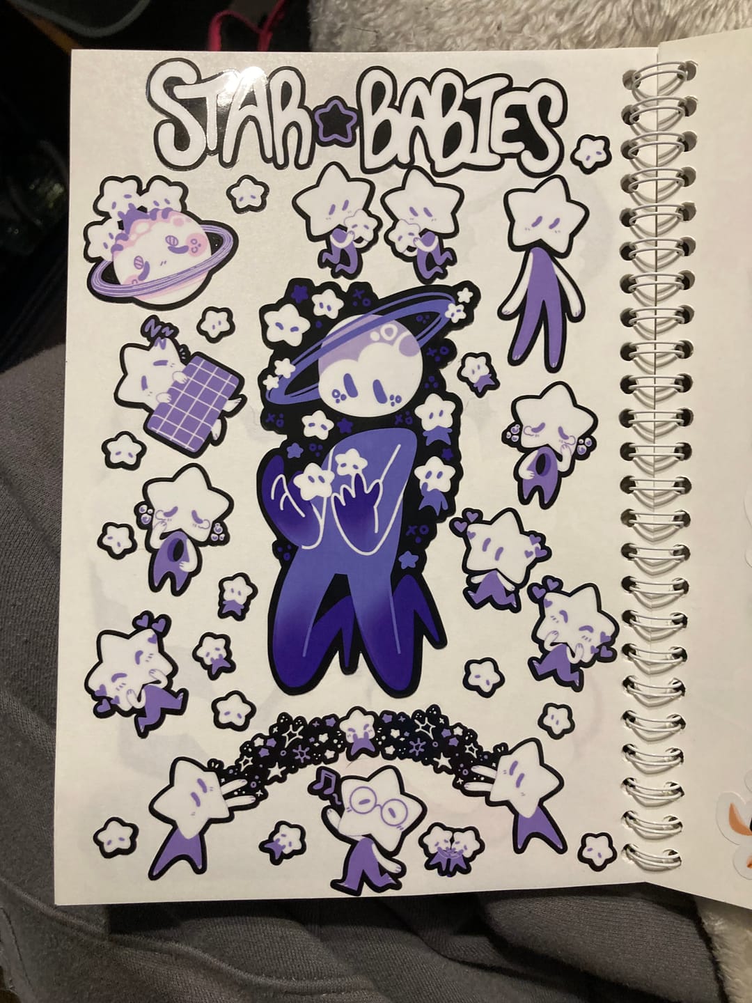 Customer photo review of Planet Person With Star Babies Sticker