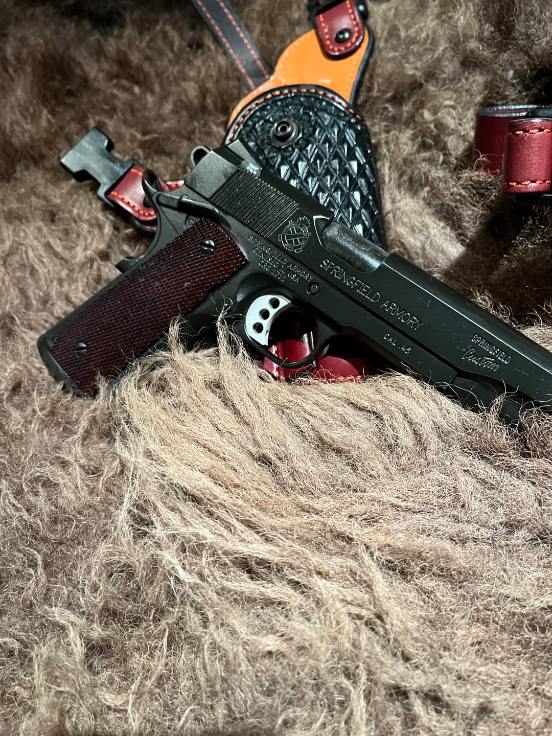 Customer photo review of Add-On Kodiak Chest Holster