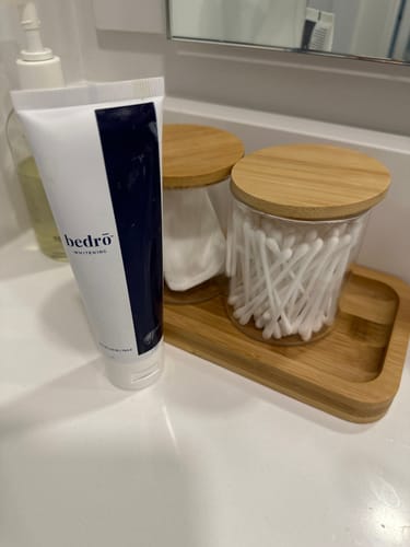 Customer photo review of bedrō Whitening