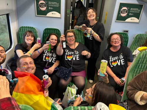 Customer photo review of Love Is Love Pride T-shirt