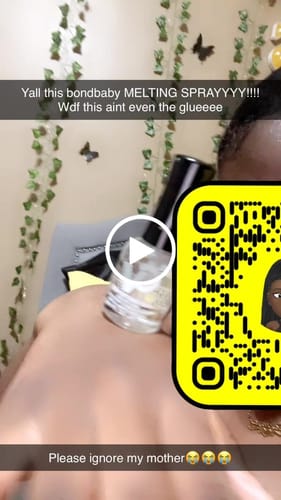 Customer video review of Bond Baby Lace Melting Spray