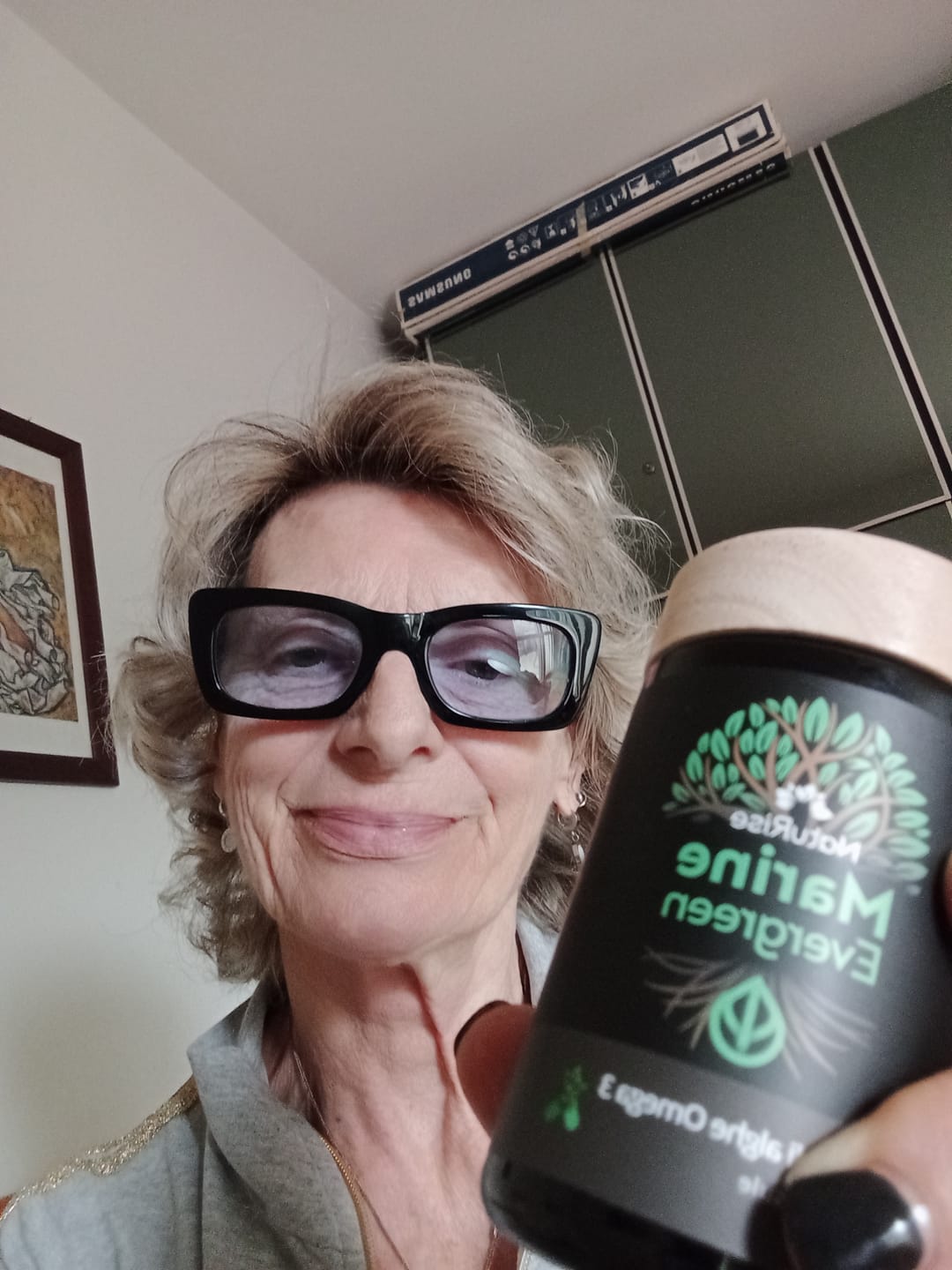 Customer photo review of Olio di alghe Omega 3 (60 capsule)