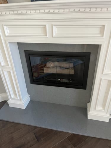 Customer photo review of Brookfield - Masonry & Prefab Fireplace Glass Doors