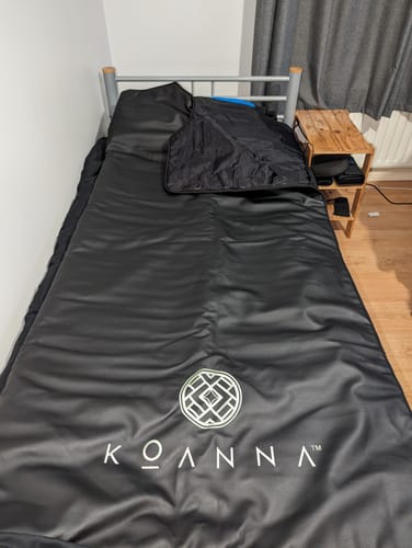 Customer photo review of Infrared Sauna Blanket + (Free Sauna Kit)