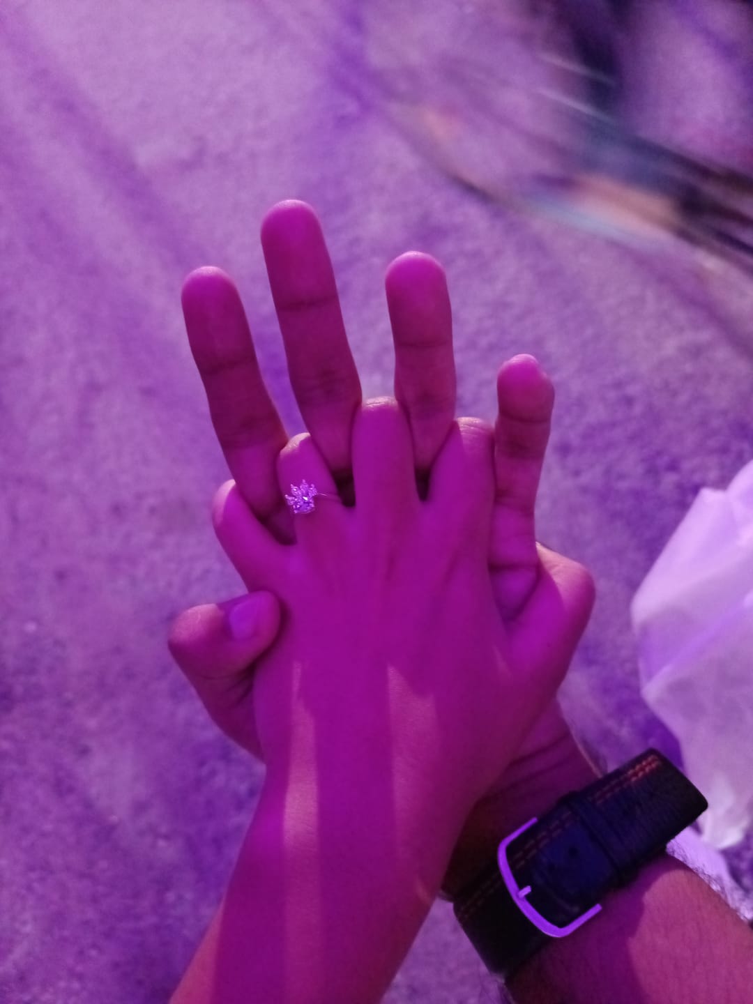 Customer photo review of Cute Paw Sterling Silver Ring