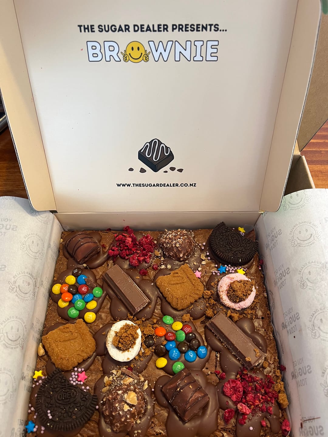 Customer photo review of Mixed assortment brownie