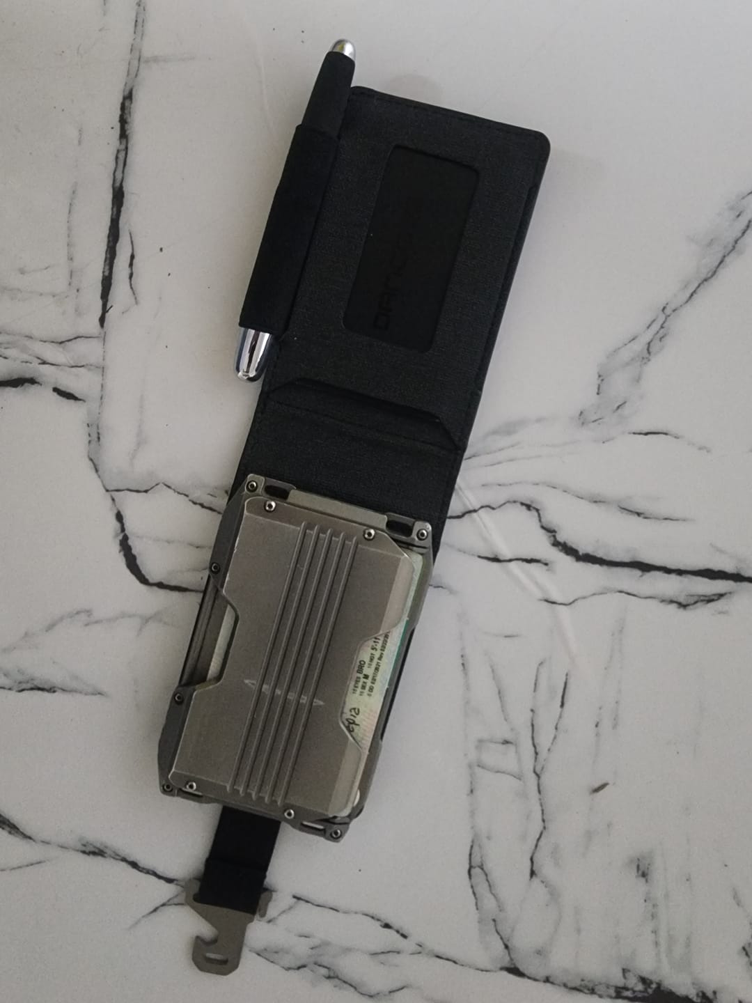Customer photo review of A10 DTEX BIFOLD PULL POCKET ADAPTER with MT01 & PEN SLOT CARD