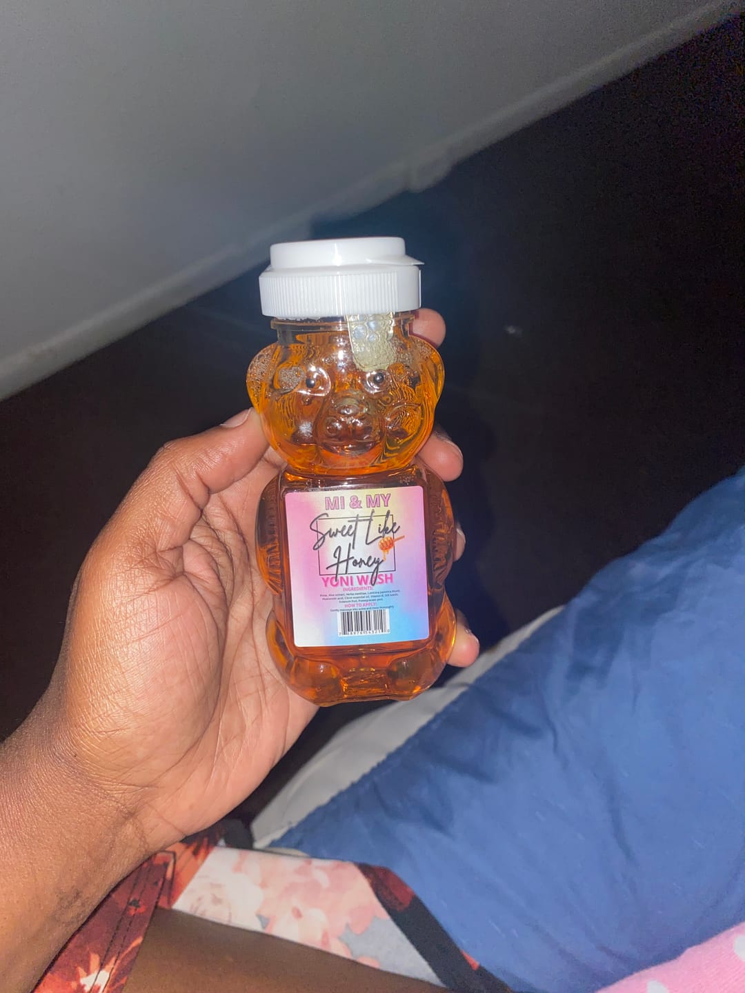 Customer photo review of Sweet Like Honey Yoni Wash