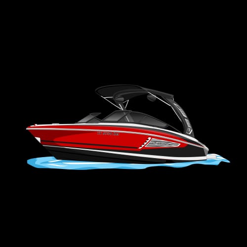 Customer photo review of Custom Digital Boat Artwork